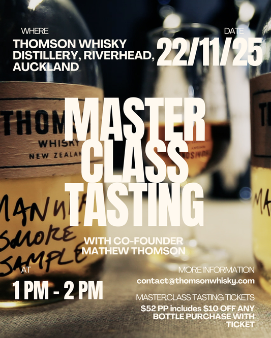 MASTERCLASS TASTING: SAT 22 NOV, 1PM - 2PM